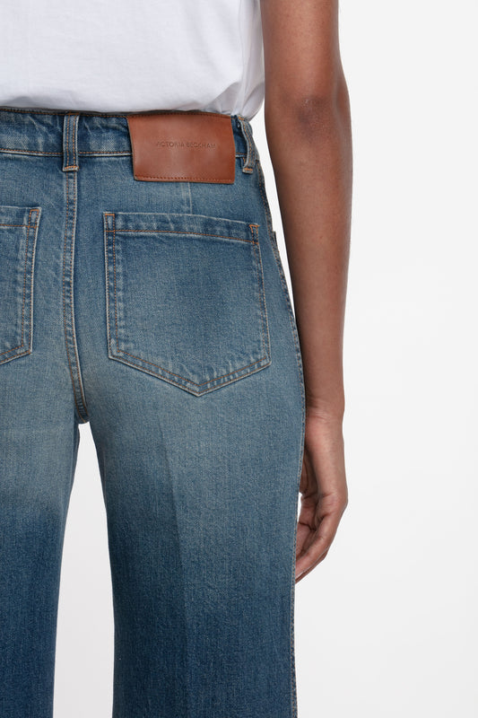 Exclusive Alina High Waisted Jean In Mid Blue