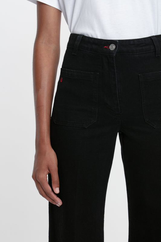 Exclusive Alina High Waisted Stretch Jean In Washed Black