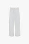 White adjustable Drawstring Pyjama Trouser In Washed White isolated on a white background by Victoria Beckham.