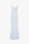 Exclusive Lace Detail Floor-Length Cami Dress In Ice by Victoria Beckham