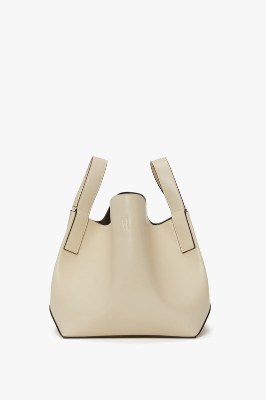 W11 Mini Tote Bag In Ivory Leather