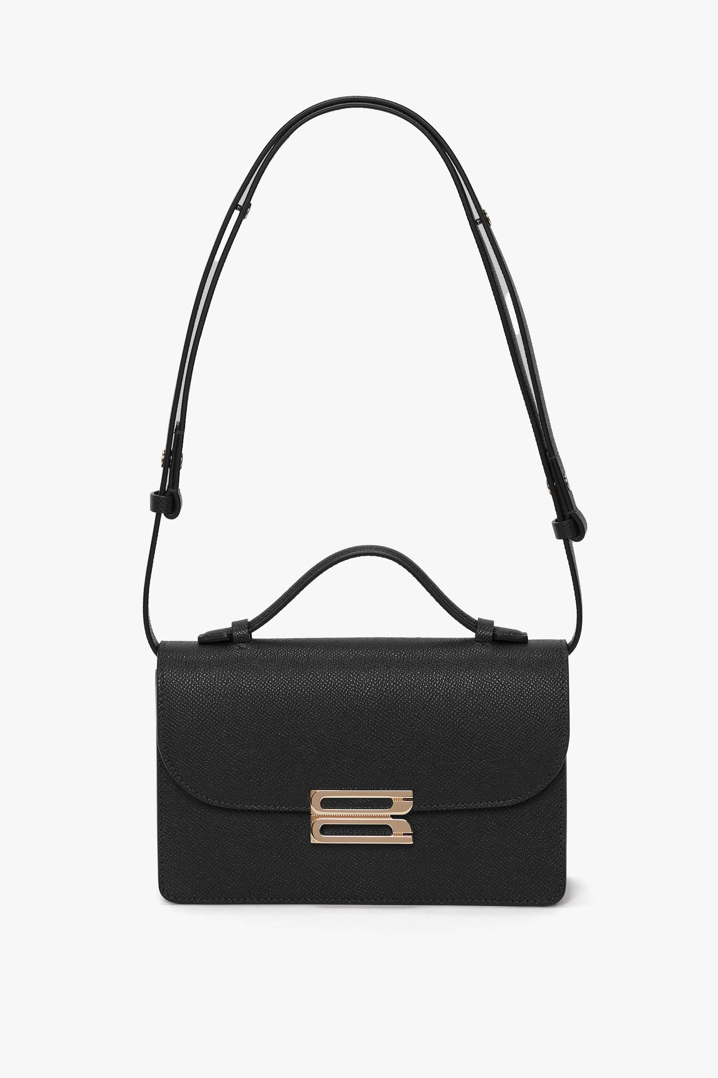 Mini Dorian Bag In Black Grained Leather