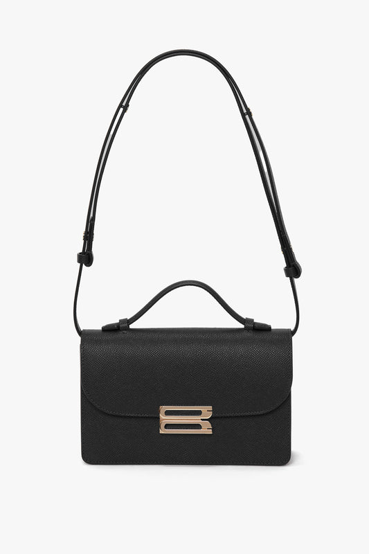 Mini Dorian Bag In Black Grained Leather