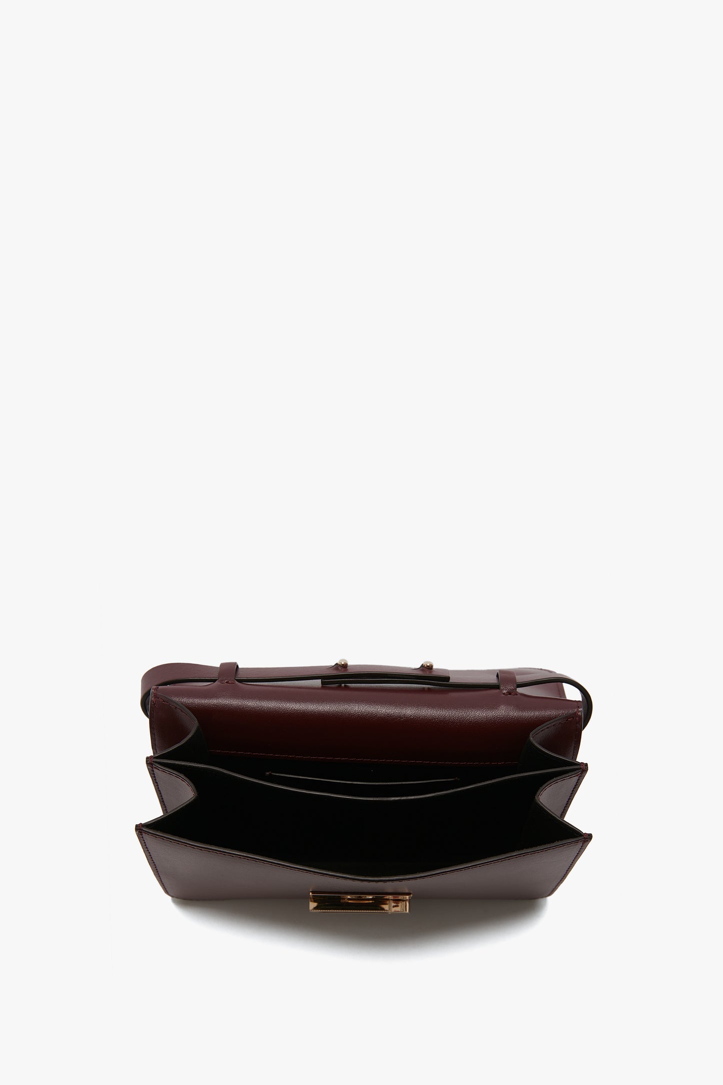 Mini Dorian Bag In Burgundy Smooth Leather