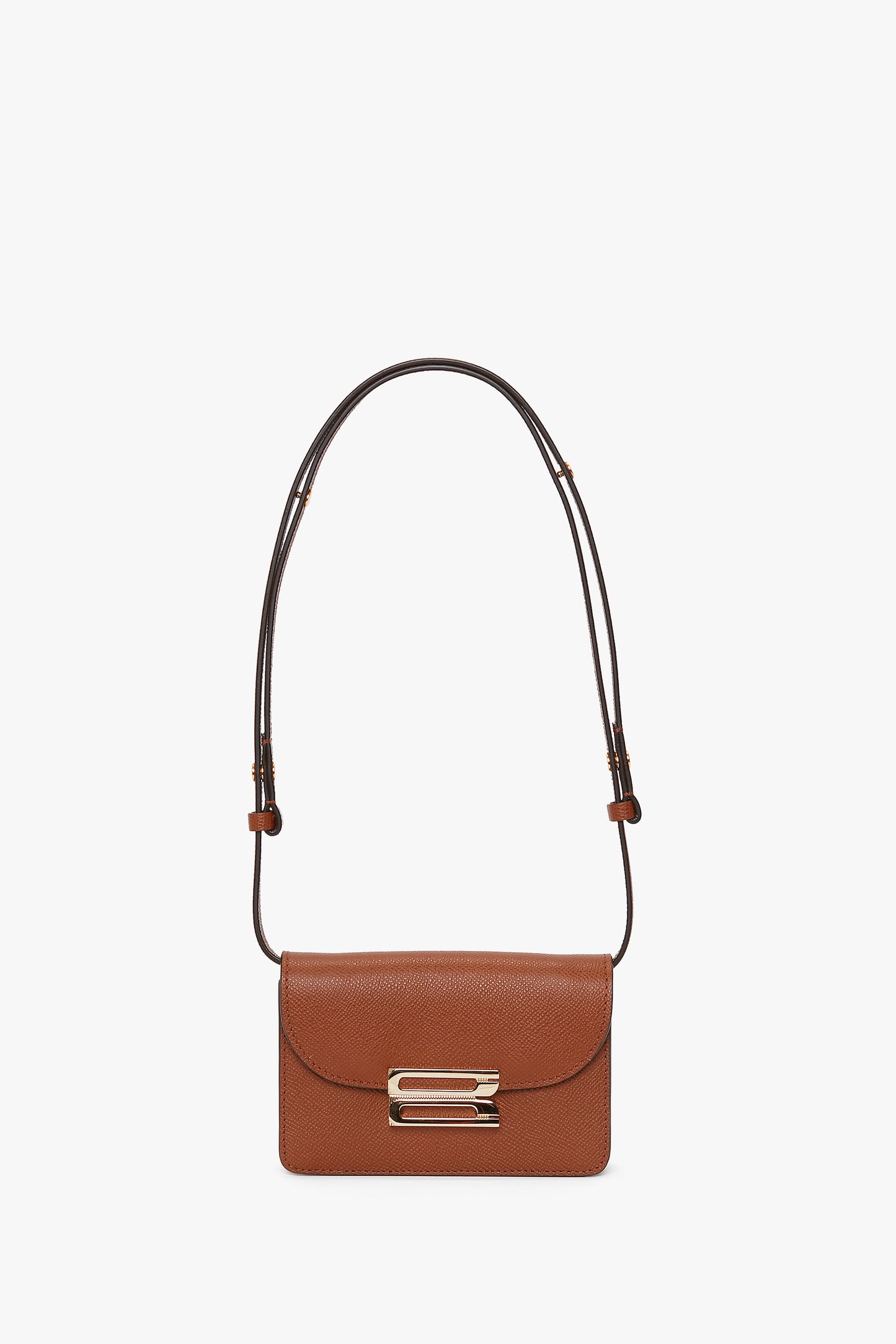 Nano Dorian Bag In Tan Grained Leather