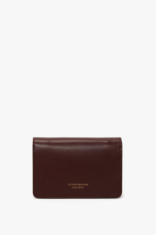 Nano Dorian Bag In Burgundy Smooth Leather