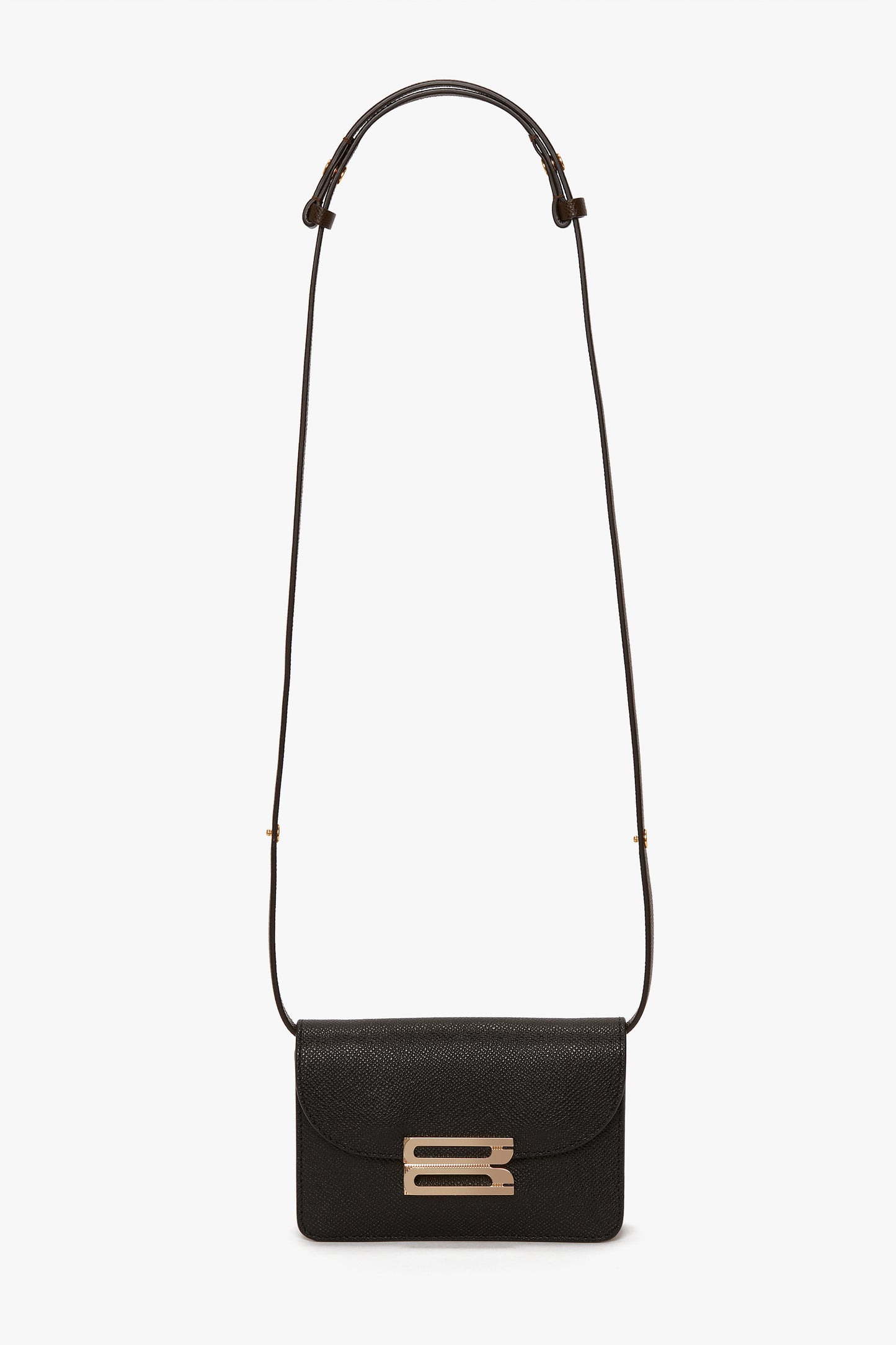 Nano Dorian Bag In Black Grained Leather