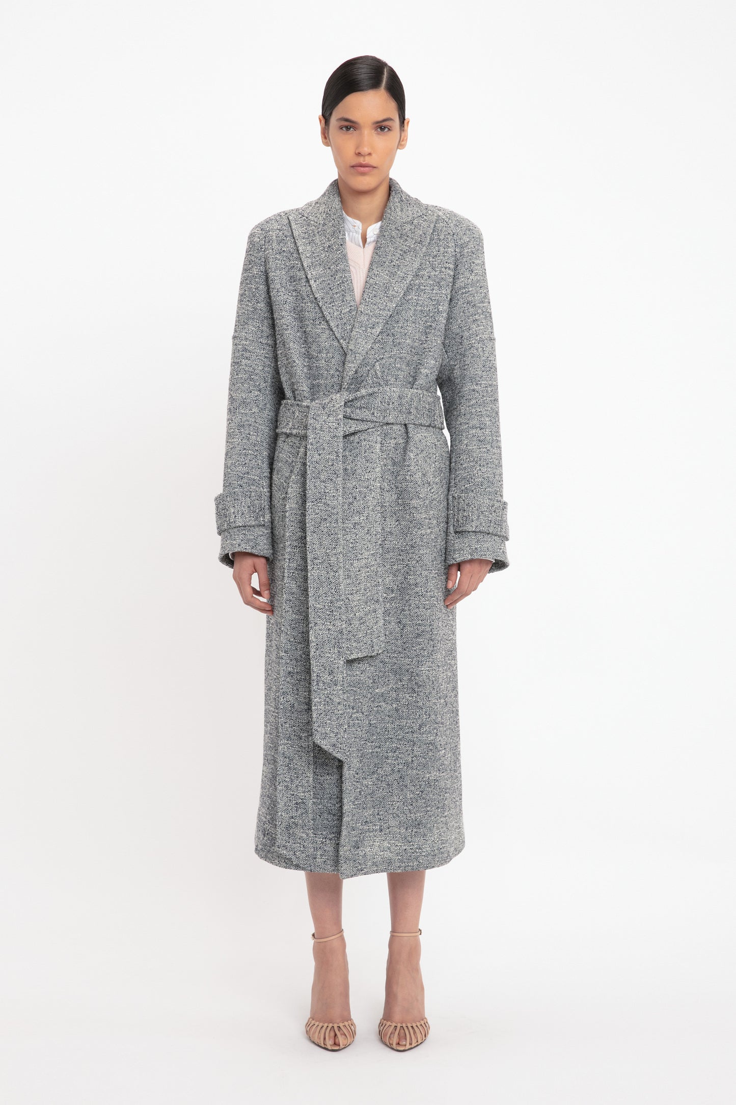 Raglan Sleeve Coat In Iceberg