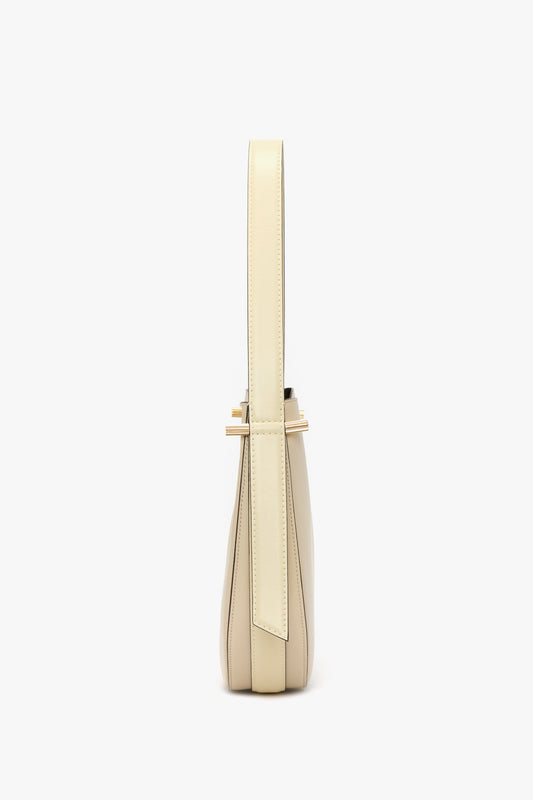 Dia Medium Hobo Bag In Ivory Smooth Leather