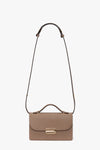 Mini Dorian Bag In Dove Grey Grained Leather