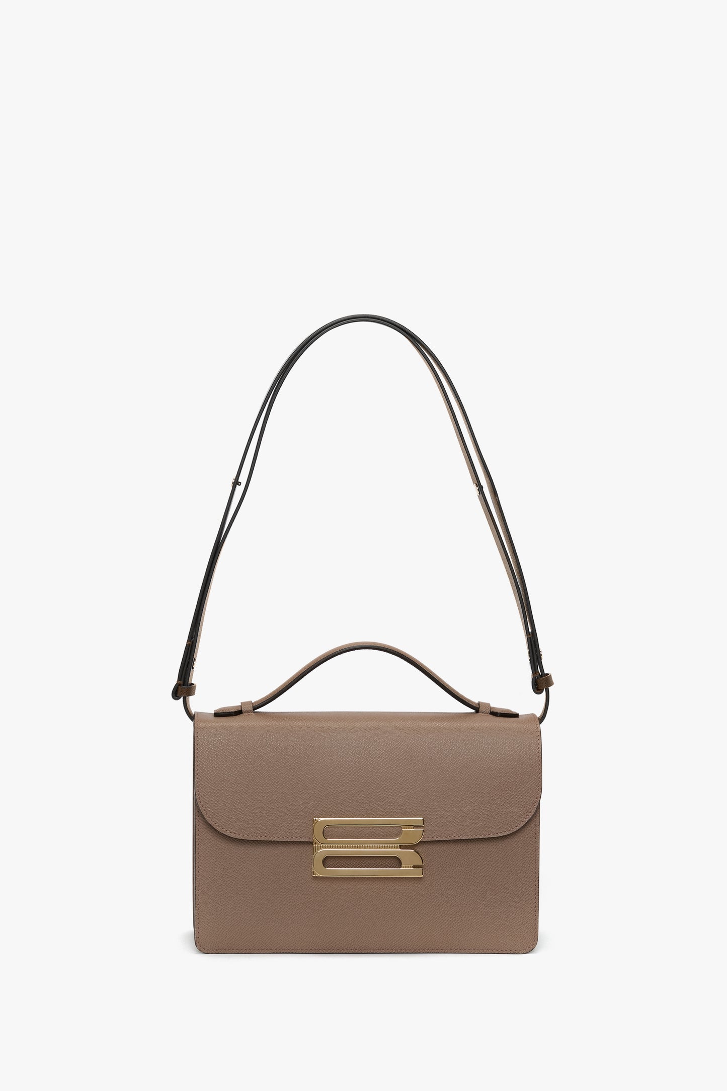 Dorian Bag In Dove Grey Grained Leather