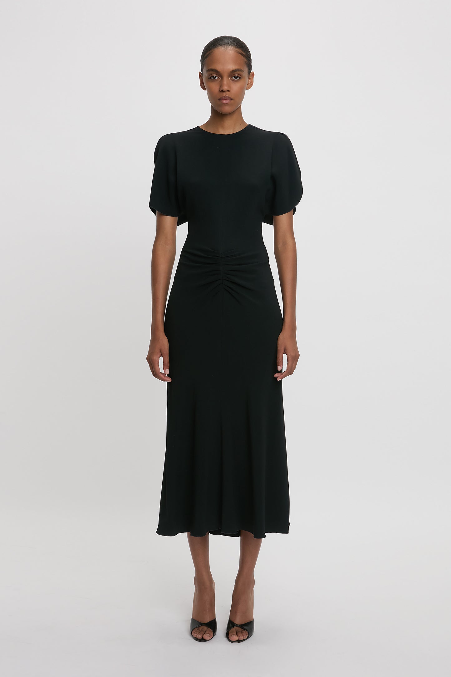 Black midi dress for funeral online