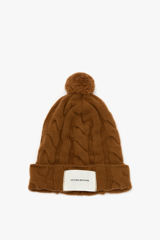 Beanie Hat In Camel