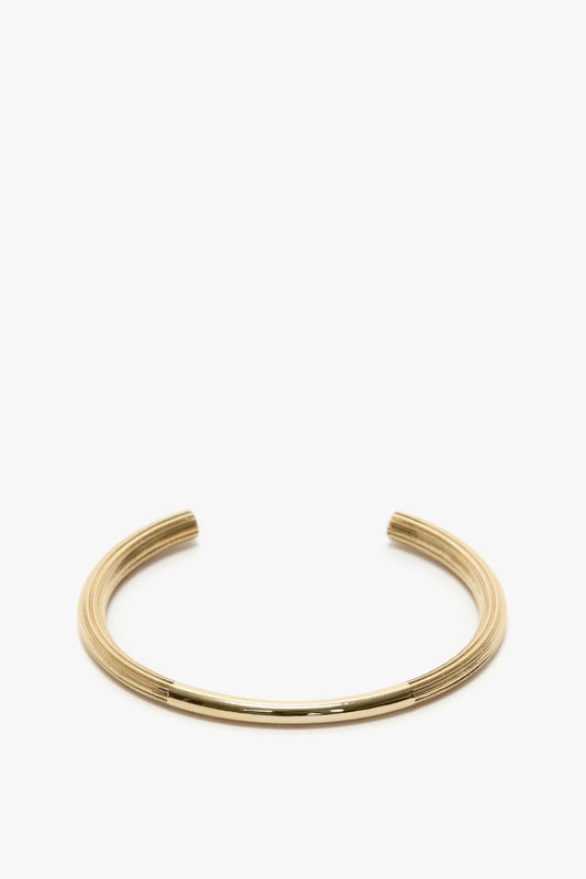 Cufflink Bracelet In Light Gold