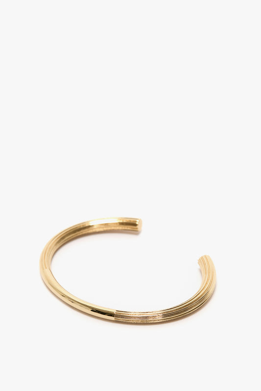 Cufflink Bracelet In Light Gold