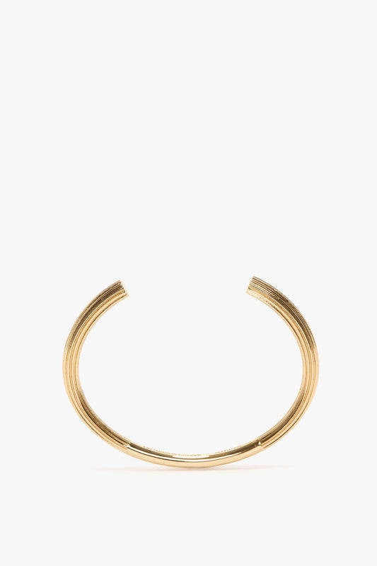 Cufflink Bracelet In Light Gold