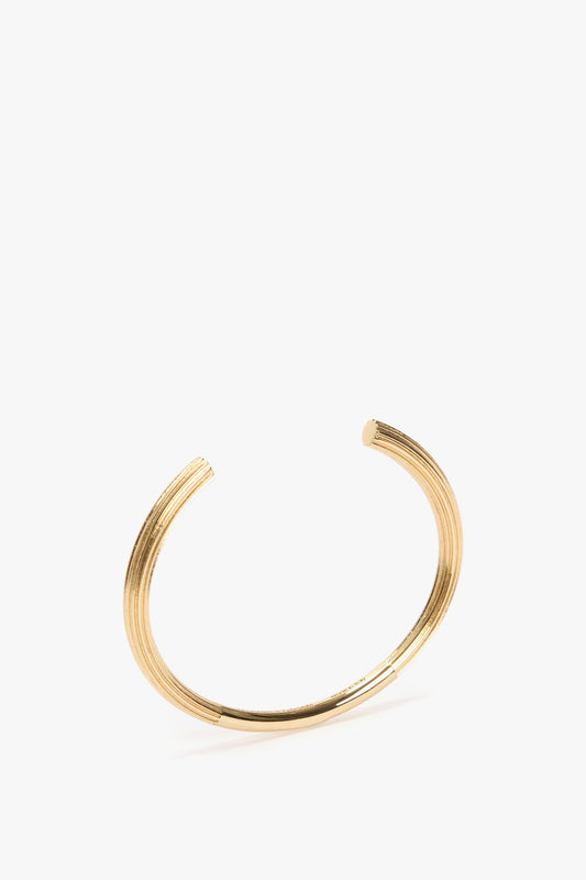 Cufflink Bracelet In Light Gold