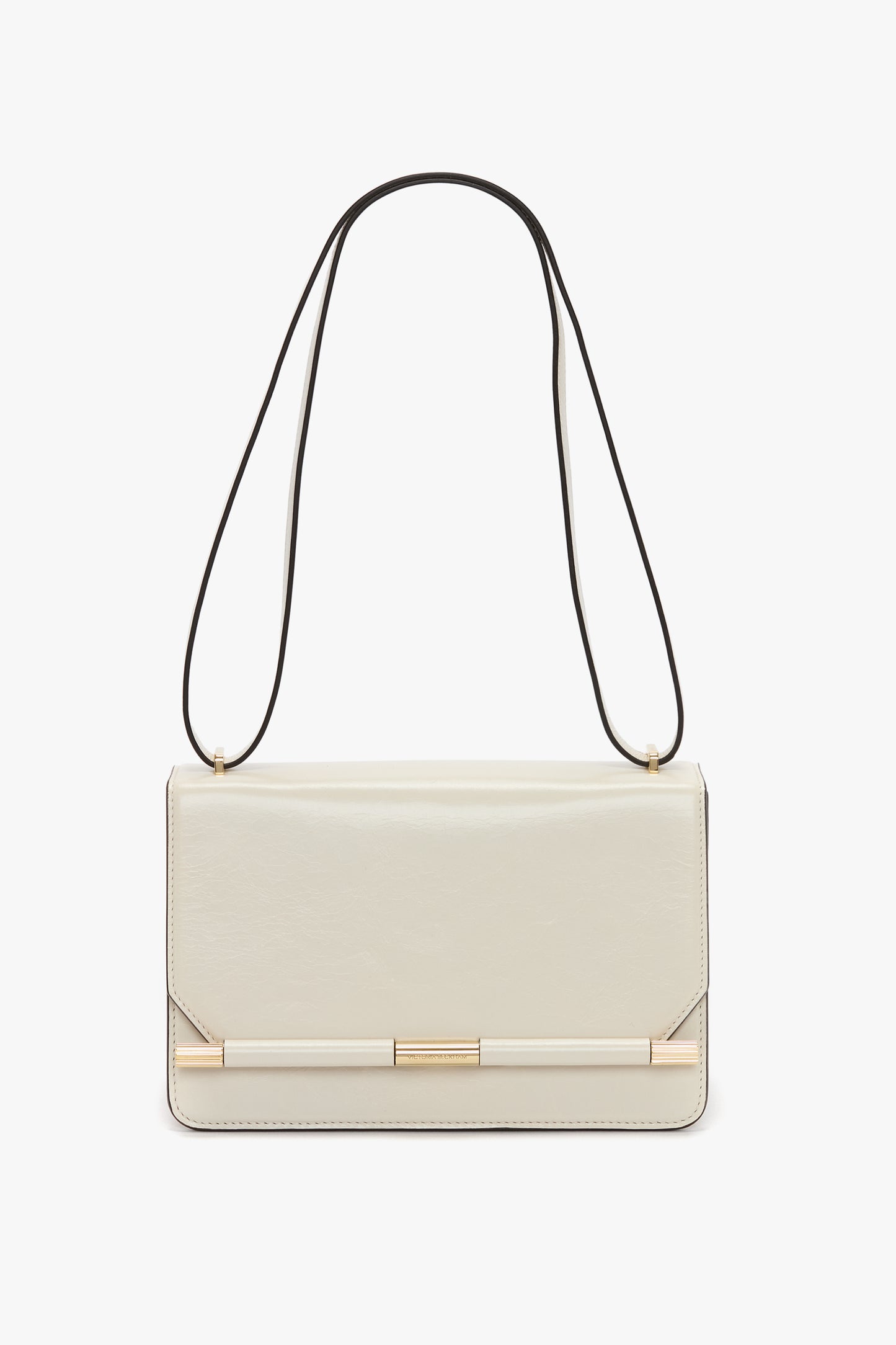 202 Crossbody Bag In Ivory Distressed Leather