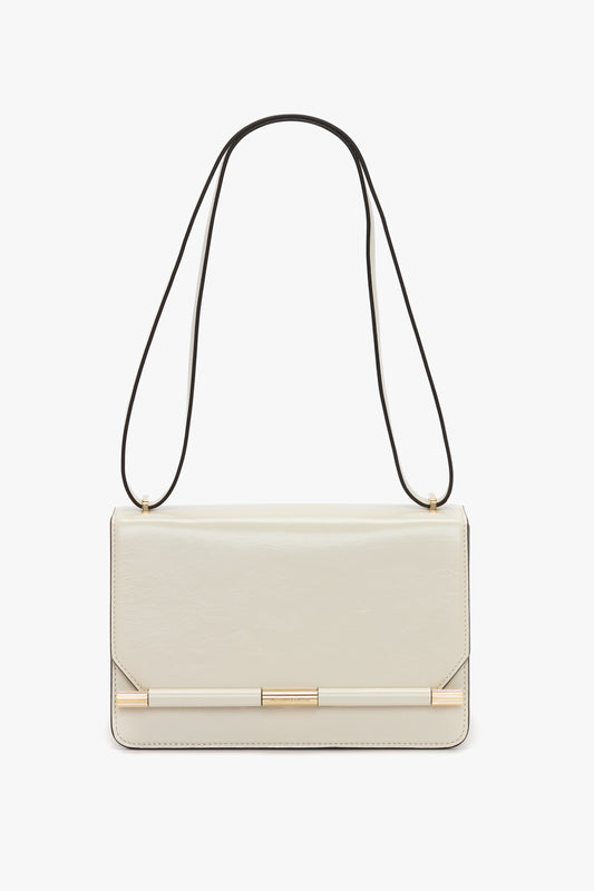 202 Crossbody Bag In Ivory Distressed Leather