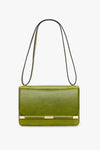 202 Crossbody Bag In Green Distressed Leather