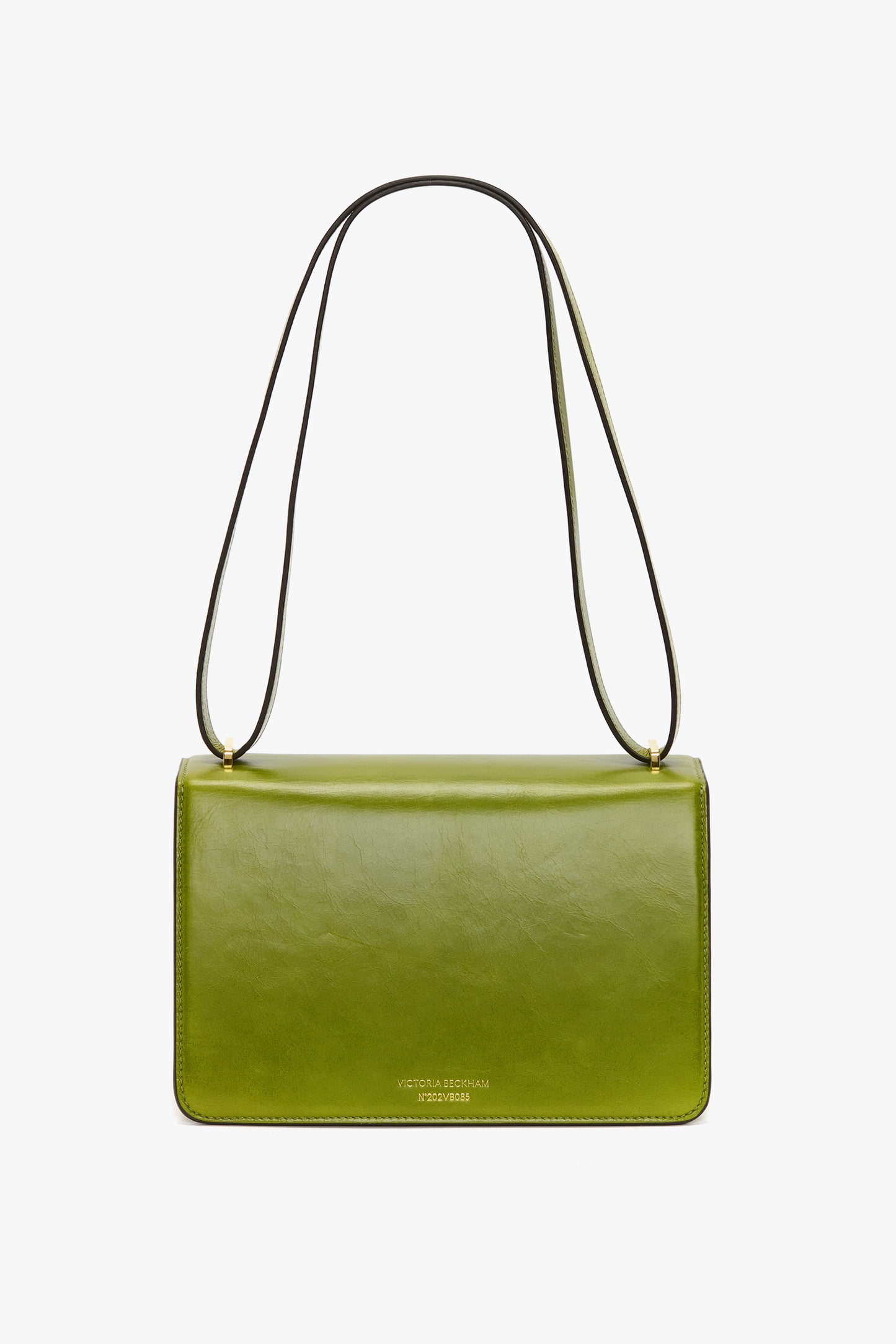 202 Crossbody Bag In Green Distressed Leather