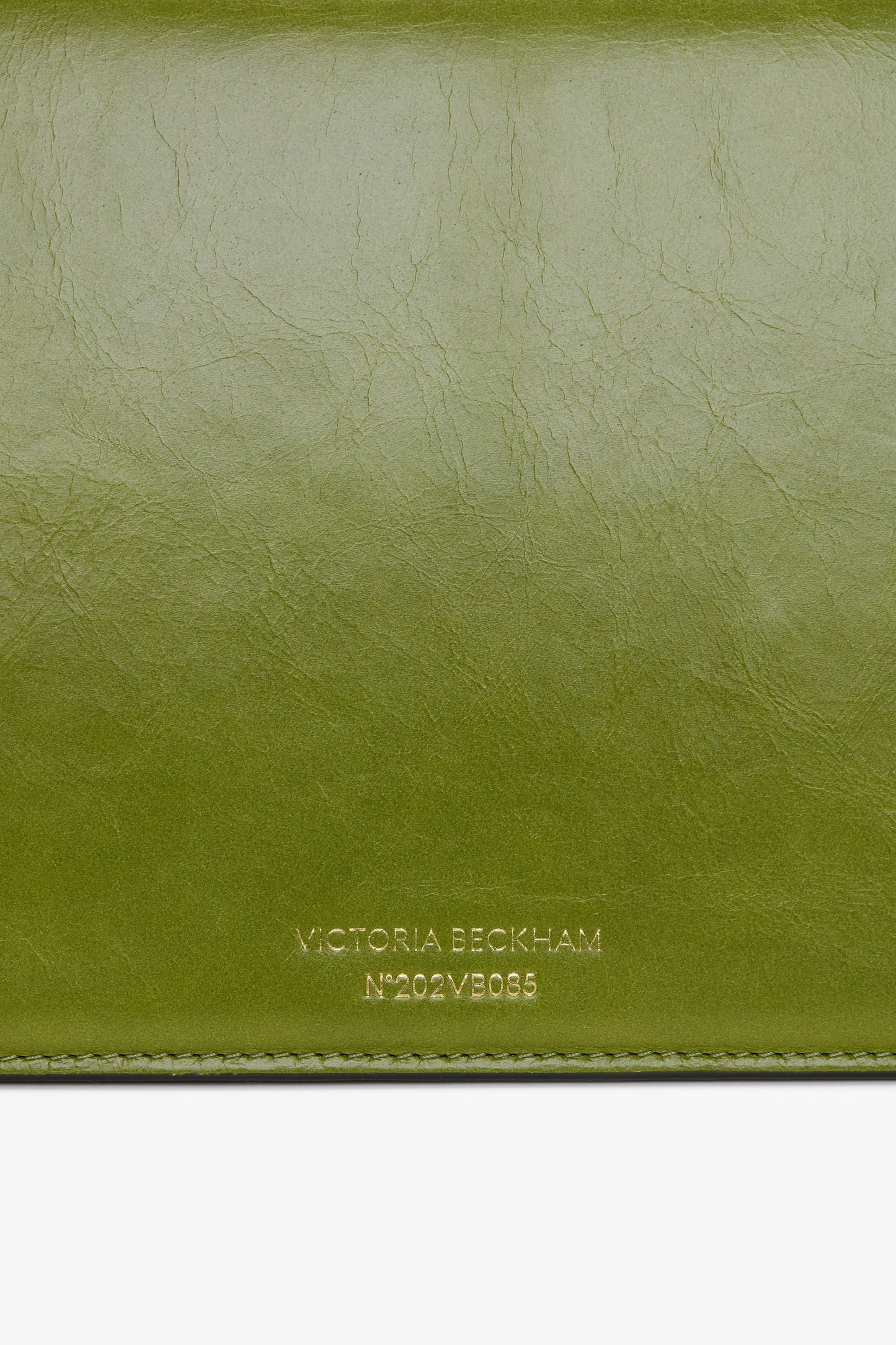 202 Crossbody Bag In Green Distressed Leather