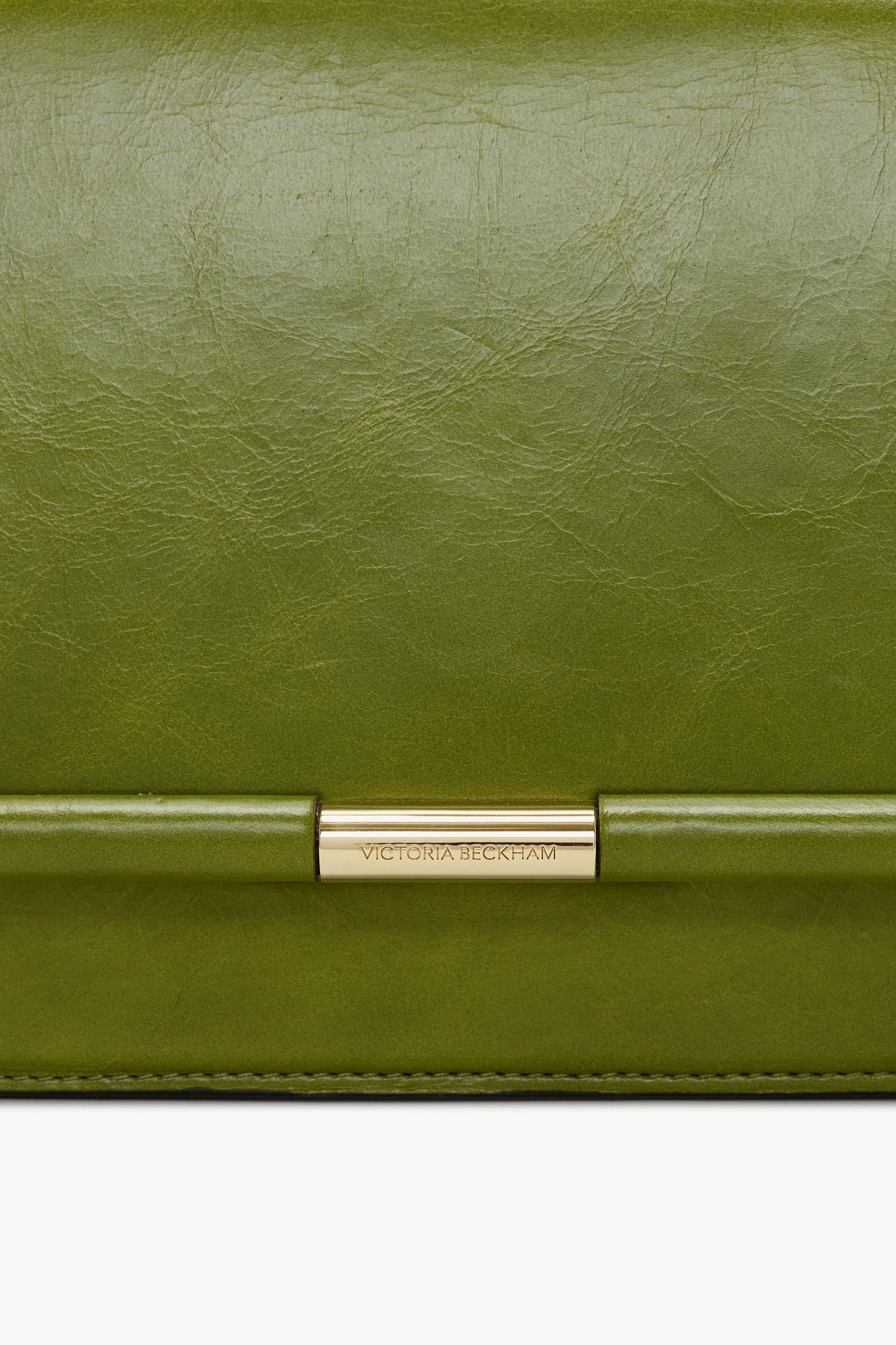 202 Crossbody Bag In Green Distressed Leather