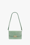 Mini Dorian Bag In Light Green Chambray Effect Suede