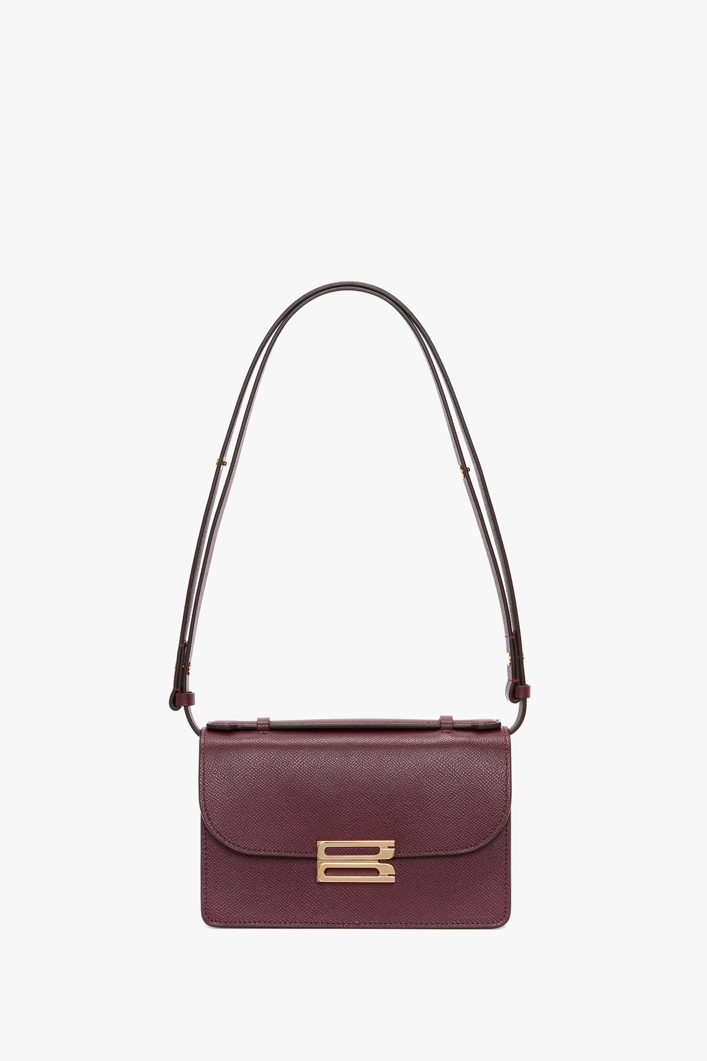 Mini Dorian Bag In Burgundy Smooth Leather