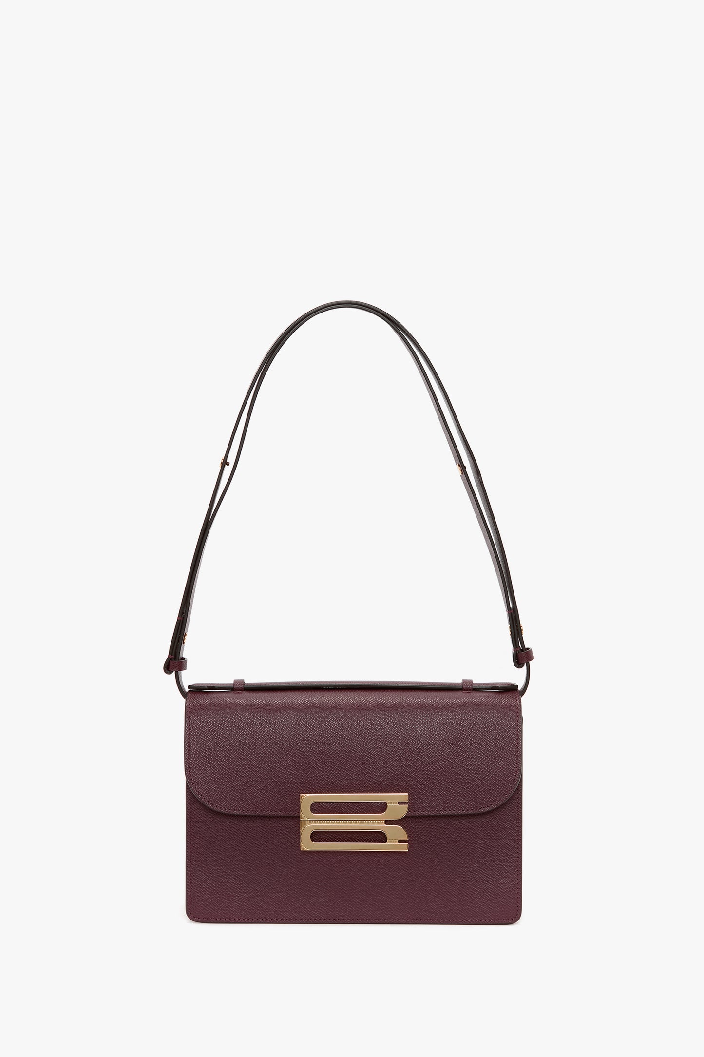 Dorian Bag In Burgundy Grained Leather