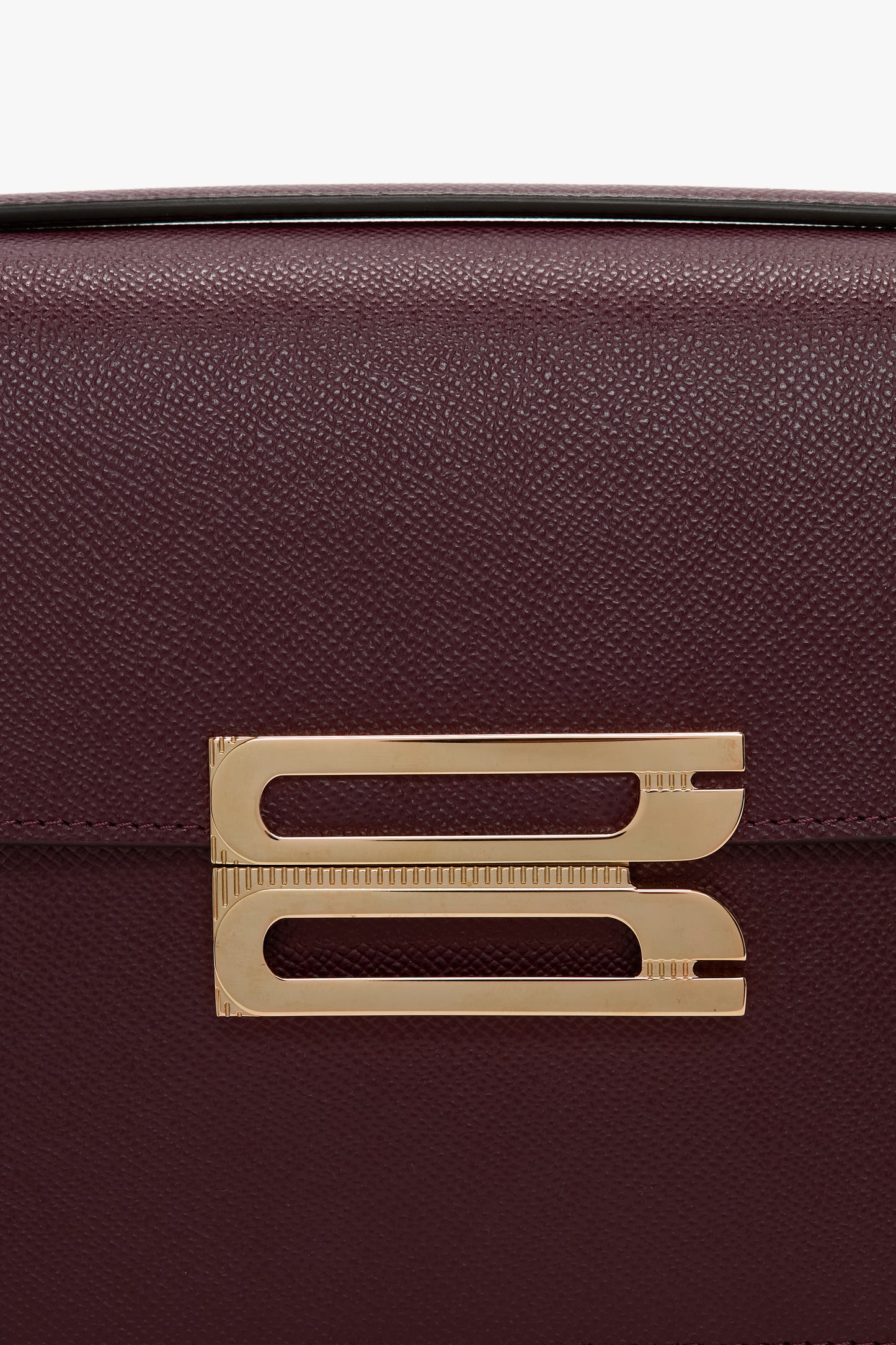 Dorian Bag In Burgundy Grained Leather