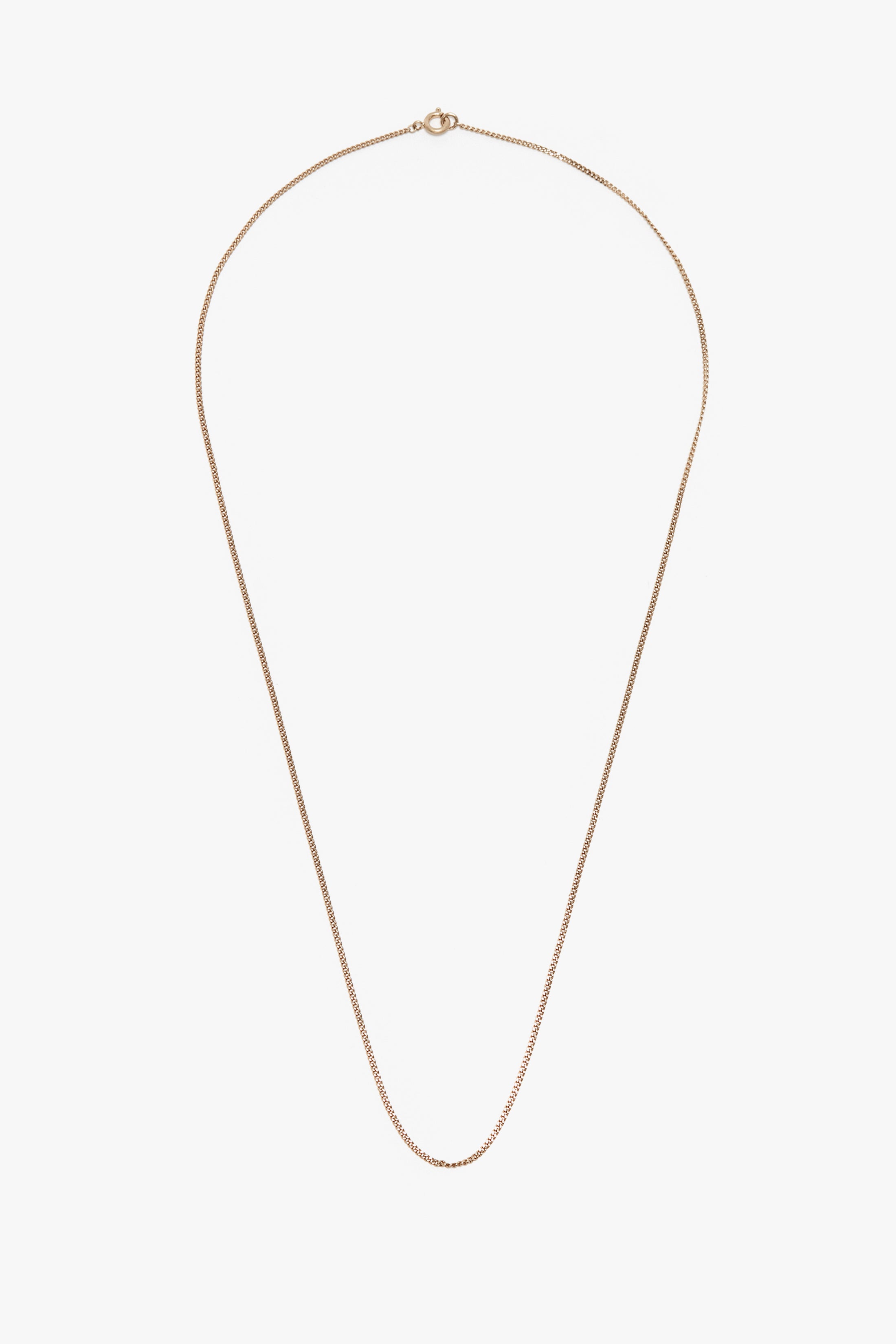 Exclusive Long Fine Chain In Gold – Victoria Beckham UK