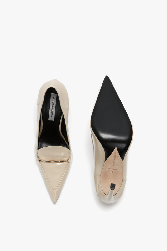 Loafer Pump In Macadamia Calf Leather