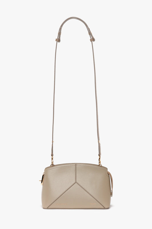 Victoria Crossbody Bag In Taupe Leather