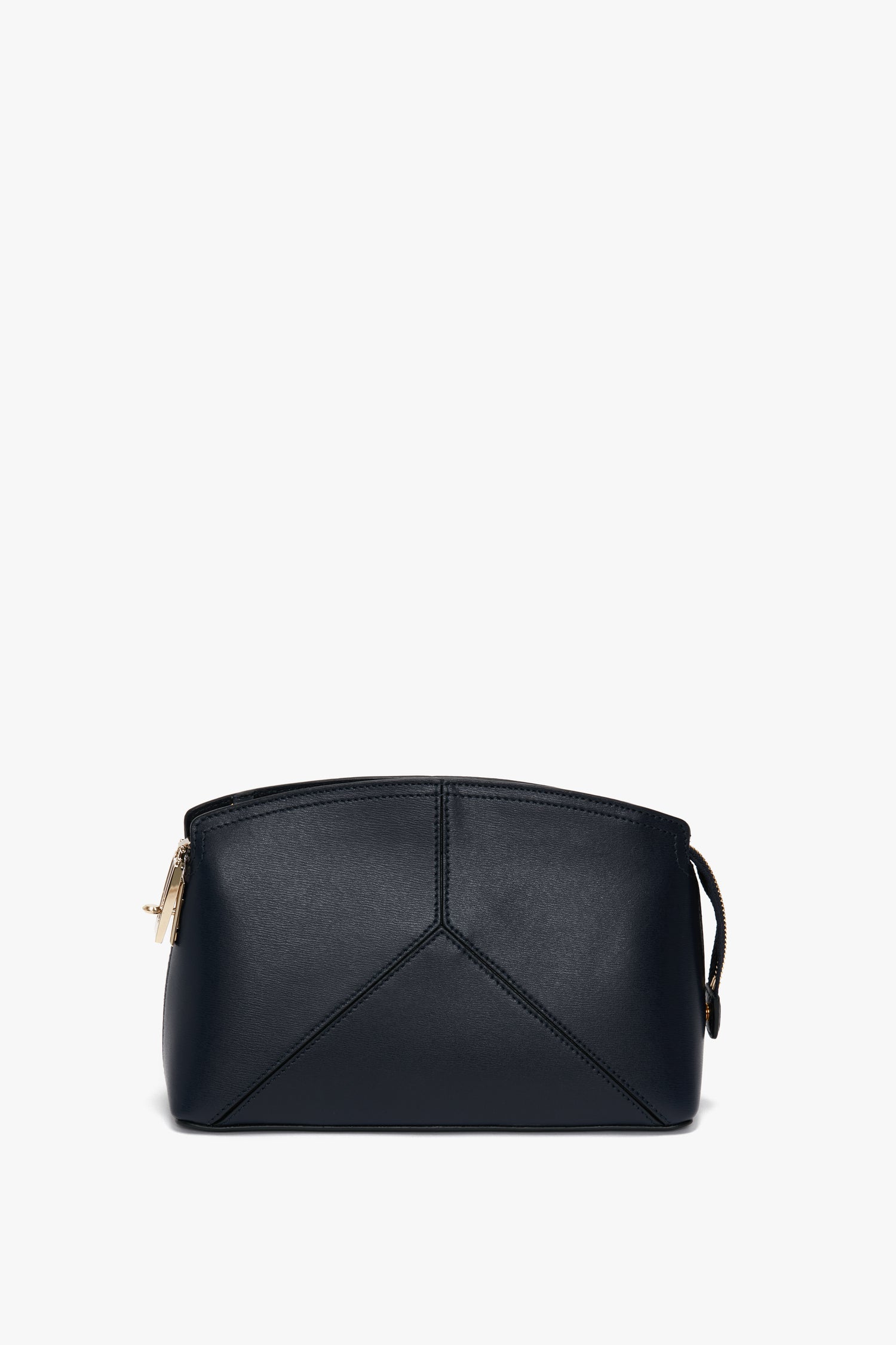 Small navy leather handbag online