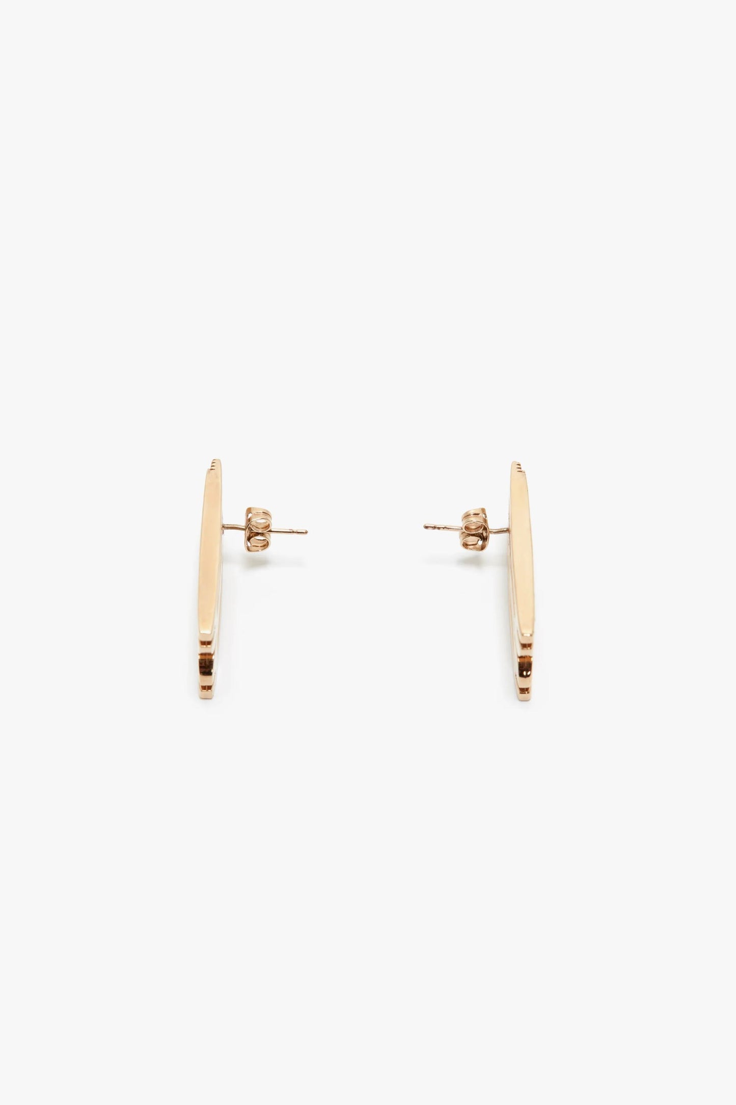 Exclusive Frame Stud Earrings In Gold