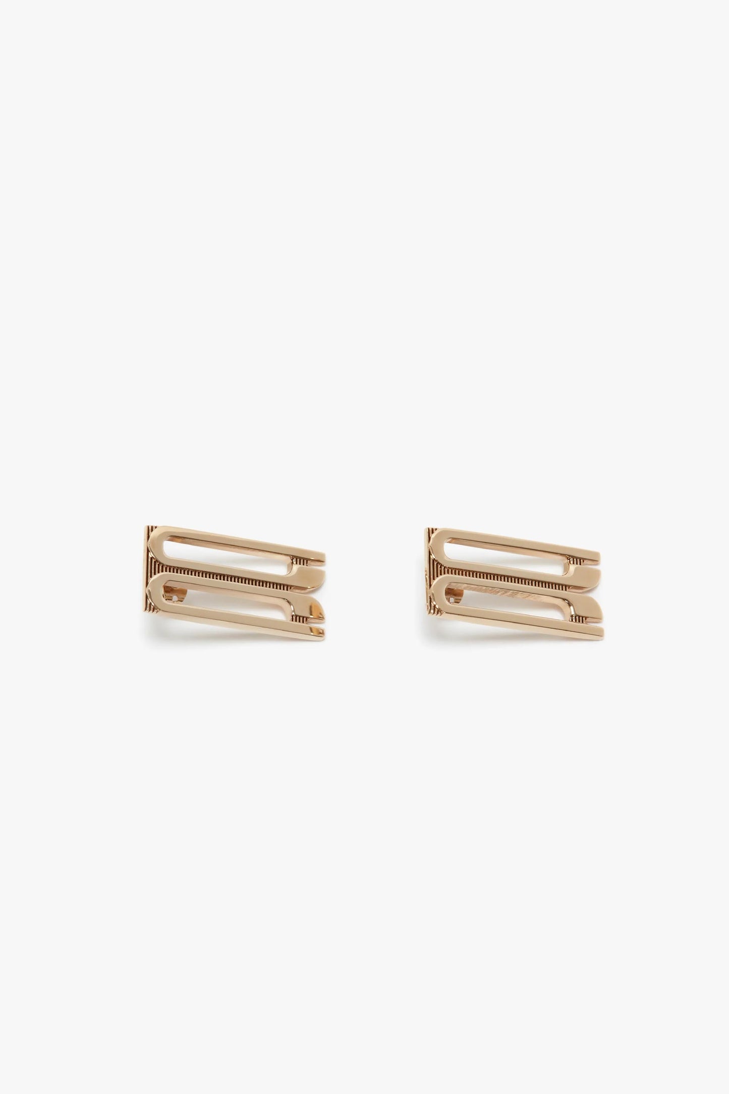 Exclusive Frame Stud Earrings In Gold