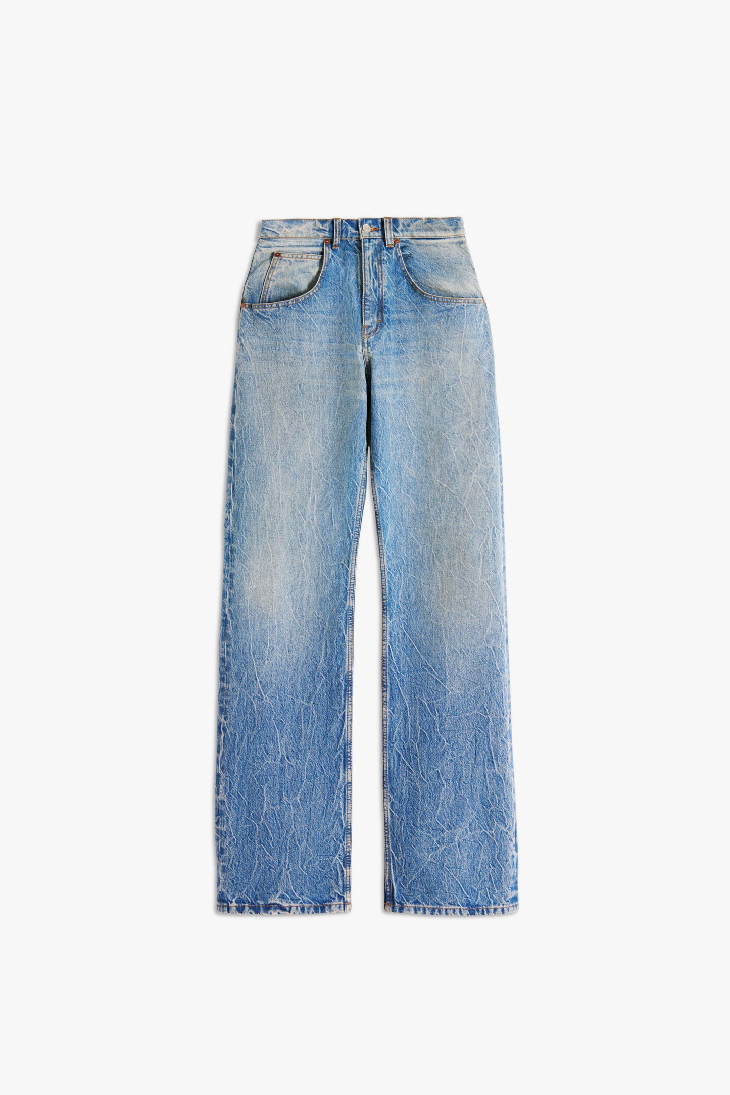 Mia Wide Leg Mid Rise Jean in Miami Wash – Victoria Beckham UK